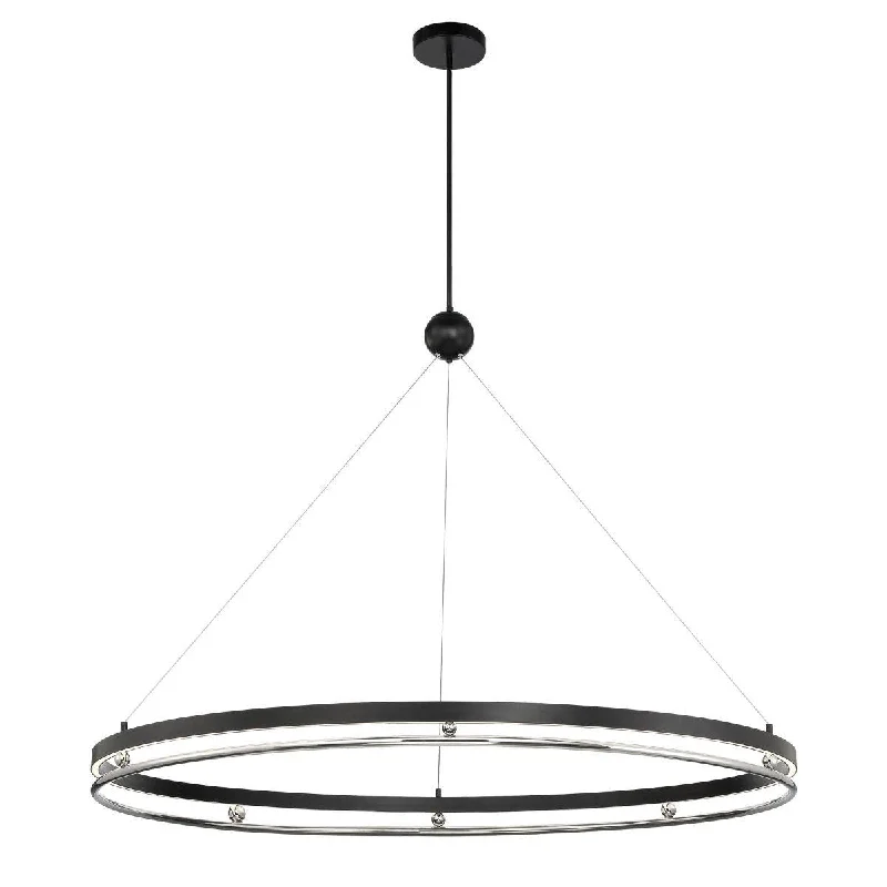 Industrial Lighting for Pharmaceutical ManufacturingGrande Illusion 61 in. LED Pendant Light Polished Nickel Finish Industrial Lighting for Pharmaceutical ManufacturingGrande Illusion 61 in. LED Pendant Light Polished Nickel Finish