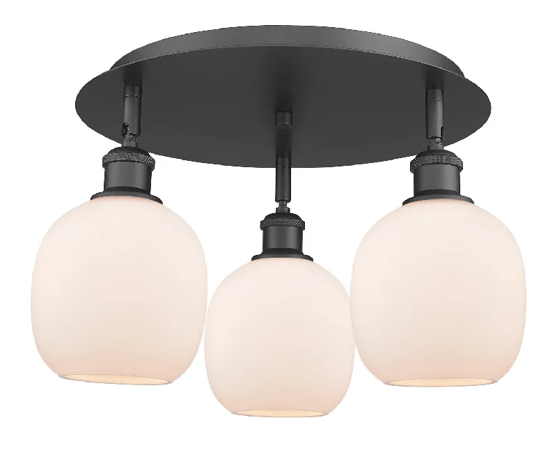 Industrial Wall - Mounted Lighting for Workshop WallsDowntown Urban Three Light Flush Mount Industrial Wall - Mounted Lighting for Workshop WallsDowntown Urban Three Light Flush Mount