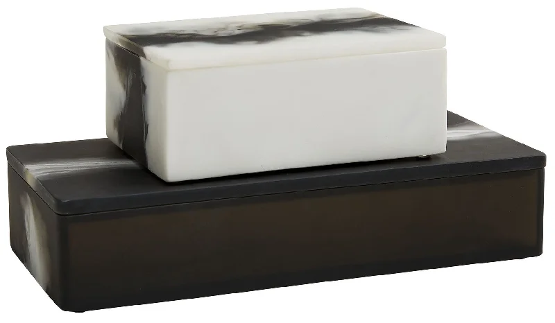 Contemporary track lighting in black finishHollie Box Set of 2