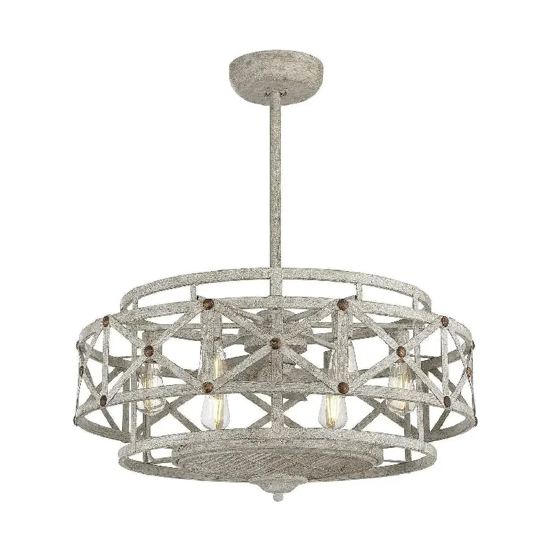 Wireless track lighting for easy installationColonade Fan D'lier