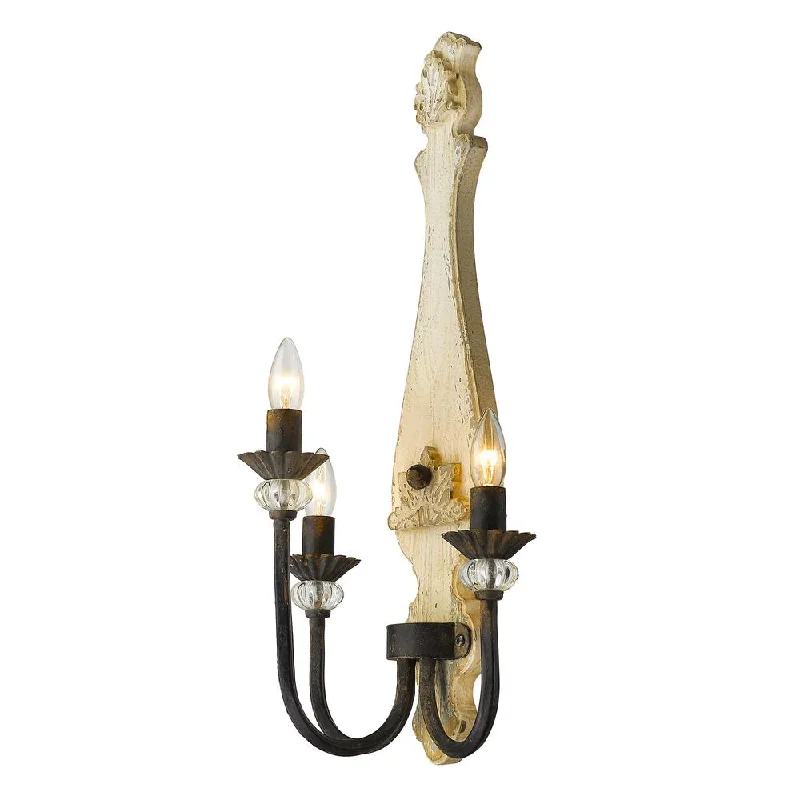 Track lighting for retail window displaysGolden Lighting 0874-3W ABI Brigette Shabby Farmhouse Wall Sconce Light Track lighting for retail window displaysGolden Lighting 0874-3W ABI Brigette Shabby Farmhouse Wall Sconce Light