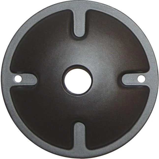 Track lighting for illuminating dining tables60-675 - 1 Light Die Cast Mounting Plate, Dark Gray Track lighting for illuminating dining tables60-675 - 1 Light Die Cast Mounting Plate, Dark Gray