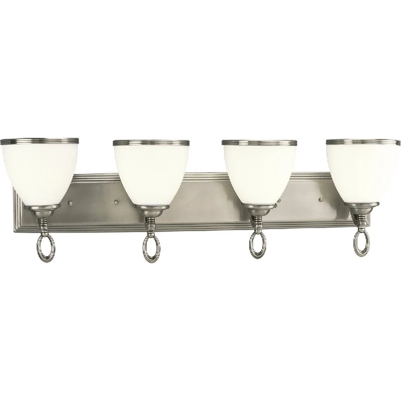 Low - voltage track lighting for safetyP2771-101 - 4 Light Vanity