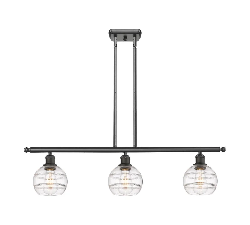 Industrial Pendant Lighting for Machine ShopsBallston Three Light Island Pendant