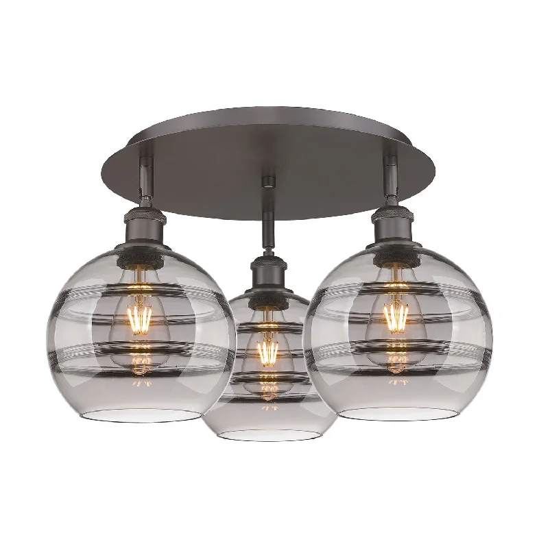 Color - Tunable Industrial Lighting for Special ApplicationsDowntown Urban Three Light Flush Mount Color - Tunable Industrial Lighting for Special ApplicationsDowntown Urban Three Light Flush Mount