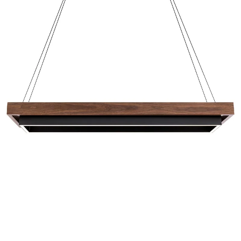 Industrial Task Lighting for Precision WorkstationsHuster 54 in. LED Pendant Light Black finish