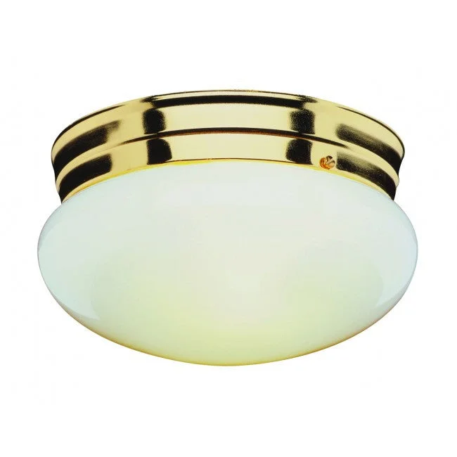 Dimmable track lighting for home offices326-1 - Polished Brass 2 Lt. Flush Mount