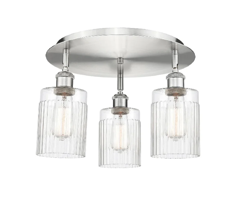 Industrial Wall - Mounted Lighting for Workshop WallsDowntown Urban Three Light Flush Mount Industrial Wall - Mounted Lighting for Workshop WallsDowntown Urban Three Light Flush Mount