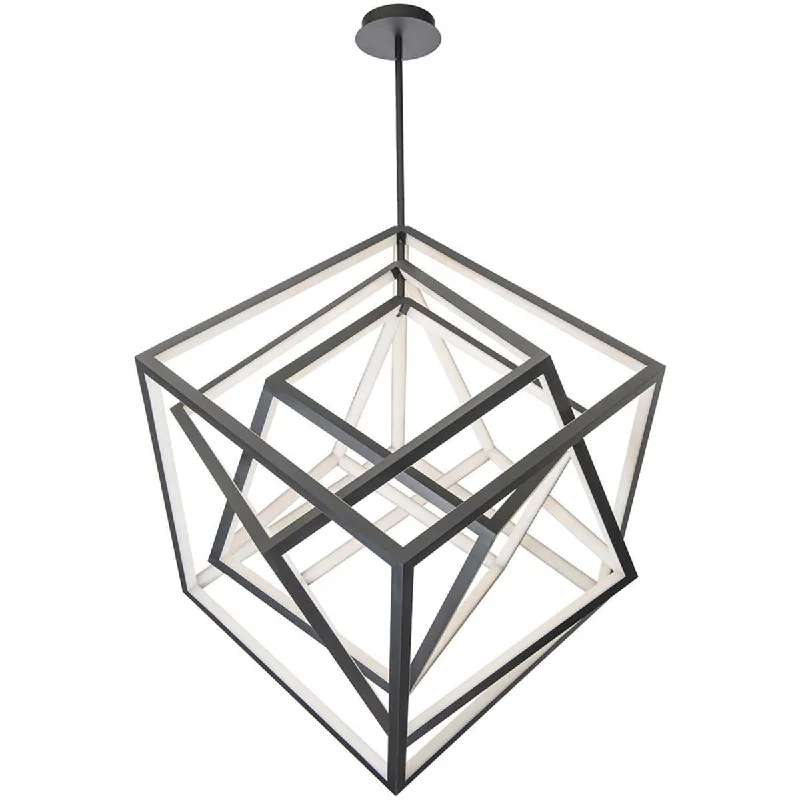 Industrial Pendant Lighting for Machine ShopsAtlas 50 in. LED Pendant Light Black Finish Industrial Pendant Lighting for Machine ShopsAtlas 50 in. LED Pendant Light Black Finish