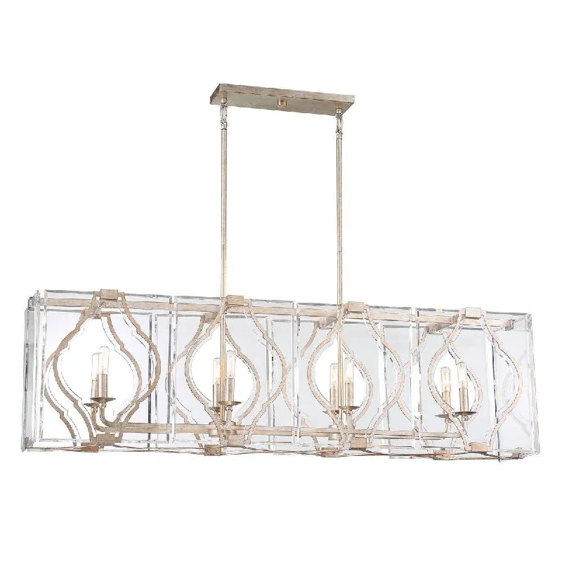 Industrial Lighting for Textile MillsBrenton Cove 50 in. 8 lights Pendant Light Gold Finish Industrial Lighting for Textile MillsBrenton Cove 50 in. 8 lights Pendant Light Gold Finish