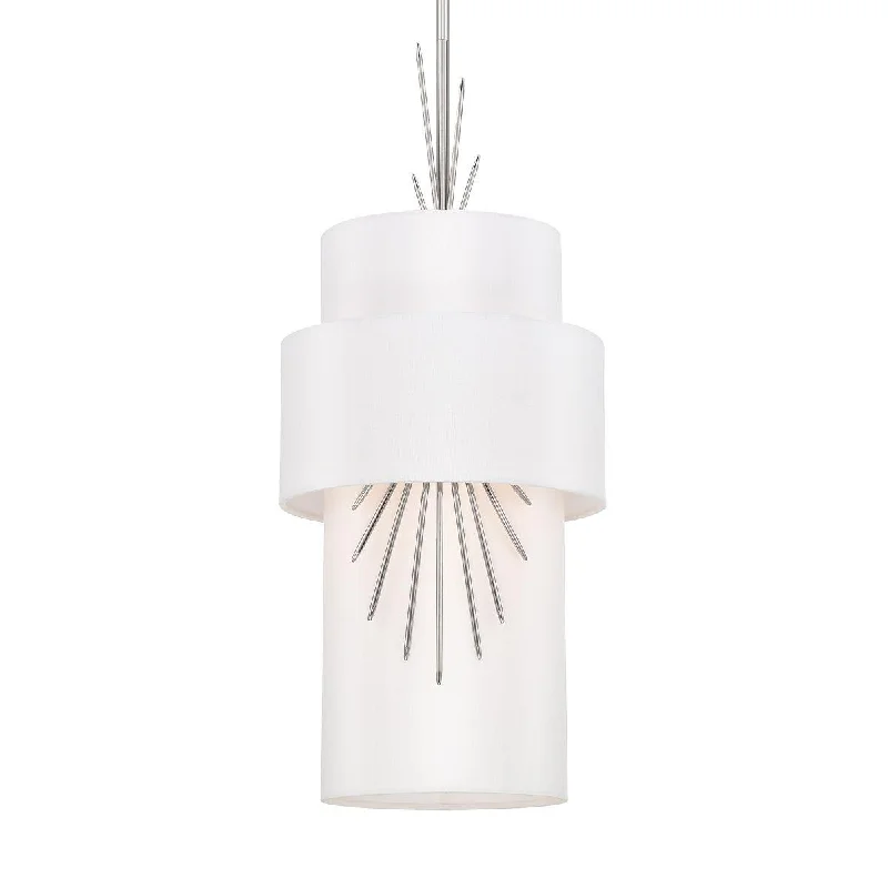Industrial Lighting for Textile MillsGramercy 12 in. Pendant Light Polished Nickel finish