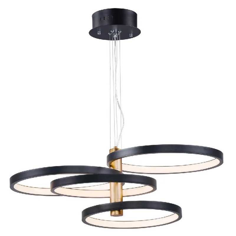 Industrial Task Lighting for Precision WorkstationsHoopla 30 in. LED Pendant Light Gold finish Industrial Task Lighting for Precision WorkstationsHoopla 30 in. LED Pendant Light Gold finish