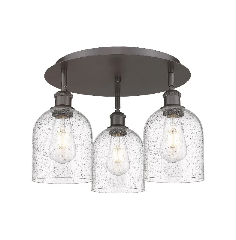 Industrial Pendant Lighting for Machine ShopsDowntown Urban Three Light Flush Mount Industrial Pendant Lighting for Machine ShopsDowntown Urban Three Light Flush Mount