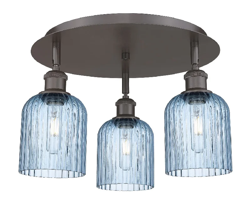 Corrosion - Resistant Industrial Lighting for Coastal FactoriesDowntown Urban Three Light Flush Mount Corrosion - Resistant Industrial Lighting for Coastal FactoriesDowntown Urban Three Light Flush Mount