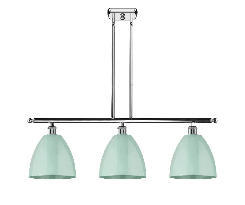 Industrial Lighting for Printing Press FacilitiesBallston Three Light Island Pendant