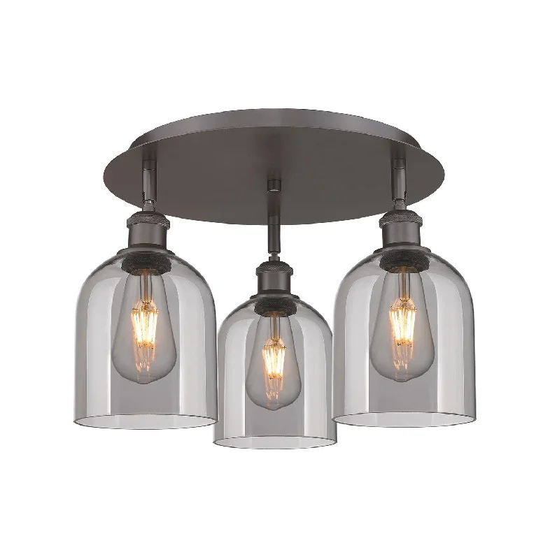 Dust - Resistant Industrial Lighting for Dirty WorkspacesDowntown Urban Three Light Flush Mount Dust - Resistant Industrial Lighting for Dirty WorkspacesDowntown Urban Three Light Flush Mount