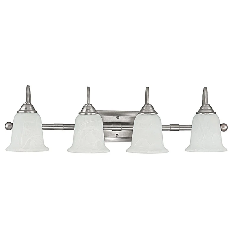 Track lighting with colored glass accents1794MN-223 - Matte Nickel 4 Light Vanity Fixture Track lighting with colored glass accents1794MN-223 - Matte Nickel 4 Light Vanity Fixture