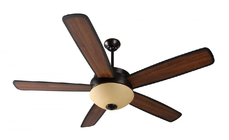 Track lighting with a decorative track designLY52OB - Oiled Bronze 52", 5 Blade Ceiling Fan with Light Kit Track lighting with a decorative track designLY52OB - Oiled Bronze 52", 5 Blade Ceiling Fan with Light Kit