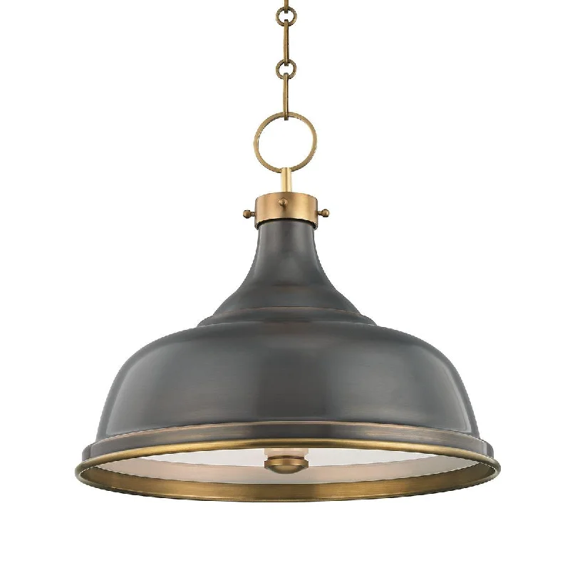 Industrial Wall - Mounted Lighting for Workshop WallsMetal No.1 18 in. 3 Lights Pendant Light Aged Bronze Finish Industrial Wall - Mounted Lighting for Workshop WallsMetal No.1 18 in. 3 Lights Pendant Light Aged Bronze Finish