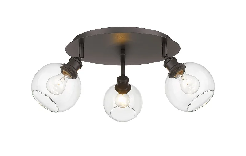 Dimmable Industrial Lighting for Ambiance ControlDowntown Urban Three Light Flush Mount Dimmable Industrial Lighting for Ambiance ControlDowntown Urban Three Light Flush Mount