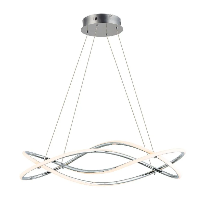 Industrial Lighting for Automotive Manufacturing PlantsCoaster 30 in. LED Pendant Light Chrome finish Industrial Lighting for Automotive Manufacturing PlantsCoaster 30 in. LED Pendant Light Chrome finish