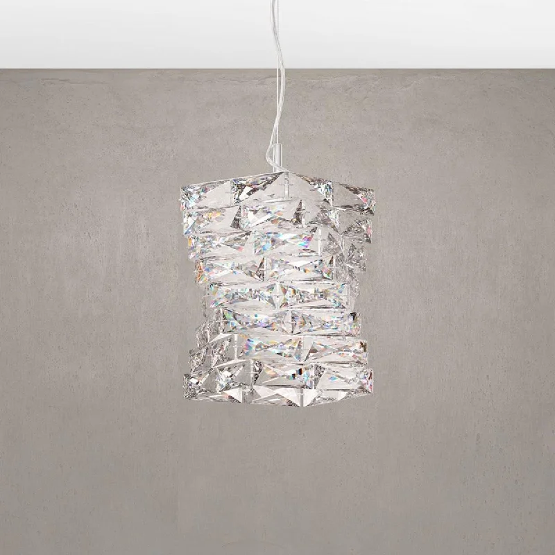 Industrial Lighting for Woodworking FactoriesGlissando LED 9 inch Stainless Steel Pendant Light with Crystals from Swarovski Industrial Lighting for Woodworking FactoriesGlissando LED 9 inch Stainless Steel Pendant Light with Crystals from Swarovski