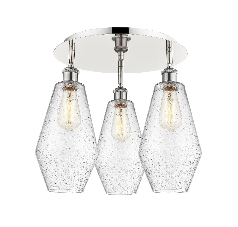Dimmable Industrial Lighting for Ambiance ControlDowntown Urban Three Light Flush Mount Dimmable Industrial Lighting for Ambiance ControlDowntown Urban Three Light Flush Mount