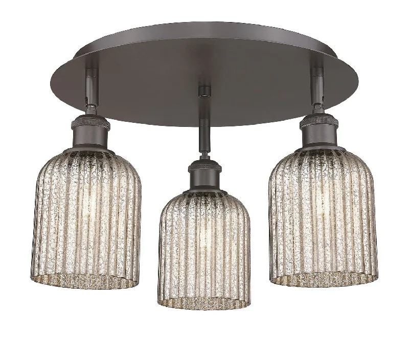 Industrial Lighting for Food Processing FactoriesDowntown Urban Three Light Flush Mount Industrial Lighting for Food Processing FactoriesDowntown Urban Three Light Flush Mount