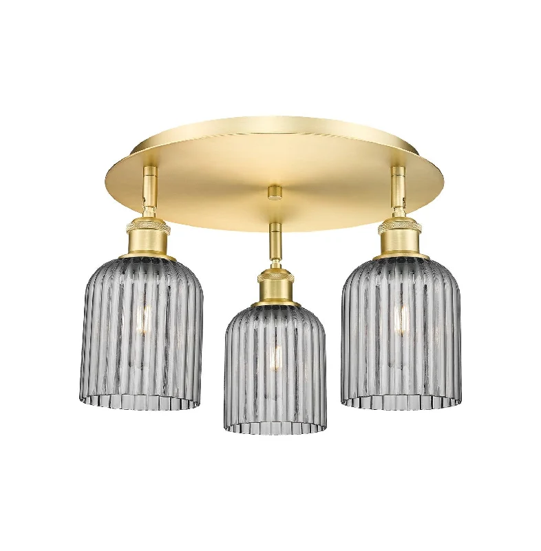 Energy - Efficient Industrial Lighting for Cost - SavingsDowntown Urban Three Light Flush Mount Energy - Efficient Industrial Lighting for Cost - SavingsDowntown Urban Three Light Flush Mount