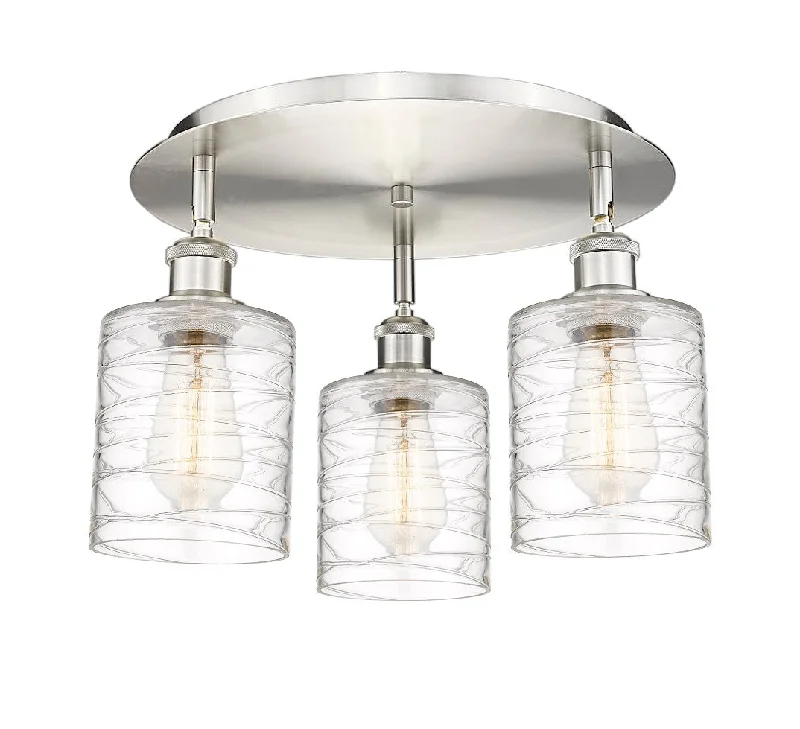 Industrial Task Lighting for Precision WorkstationsDowntown Urban Three Light Flush Mount Industrial Task Lighting for Precision WorkstationsDowntown Urban Three Light Flush Mount