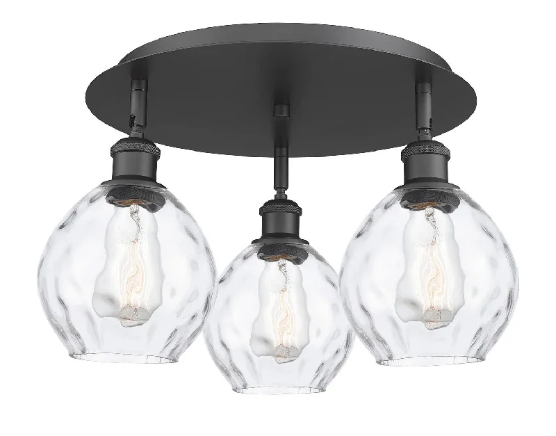 Industrial Lighting for Food Processing FactoriesDowntown Urban Three Light Flush Mount Industrial Lighting for Food Processing FactoriesDowntown Urban Three Light Flush Mount