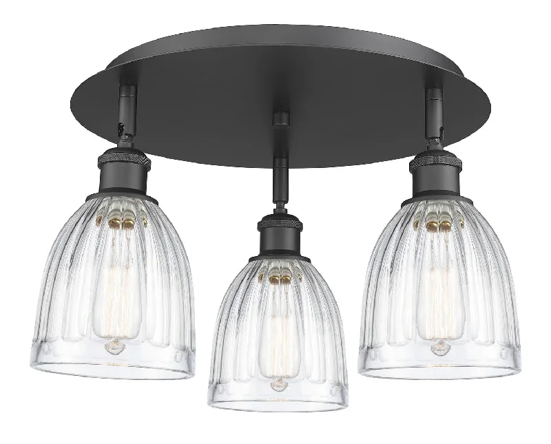 Industrial Pendant Lighting for Machine ShopsDowntown Urban Three Light Flush Mount Industrial Pendant Lighting for Machine ShopsDowntown Urban Three Light Flush Mount