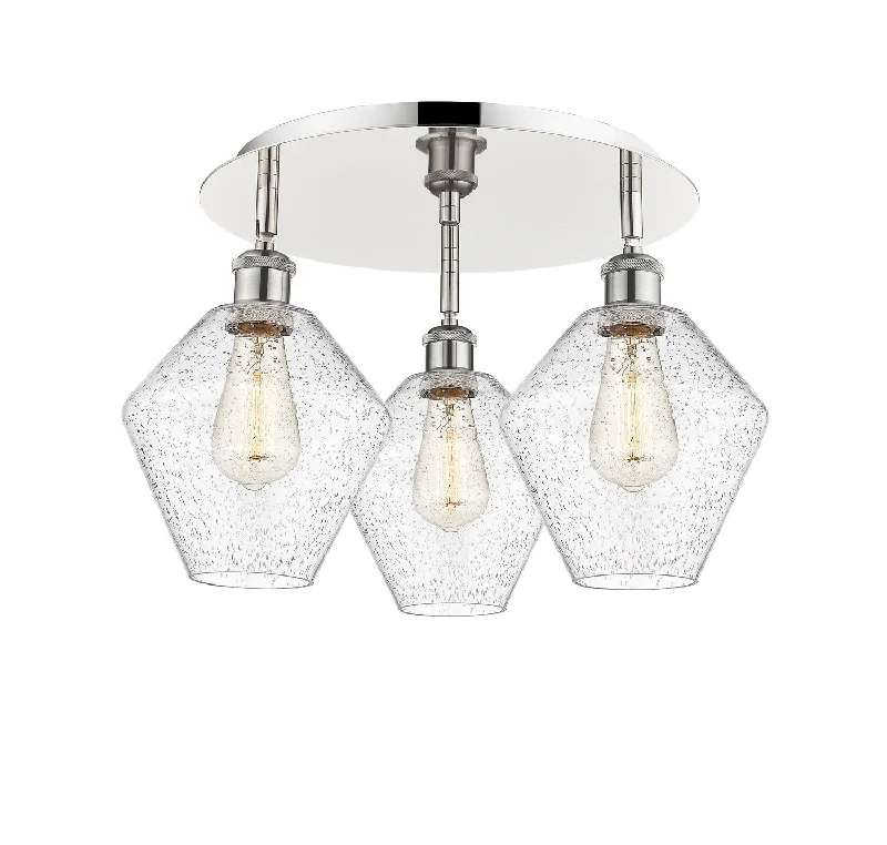 Energy - Efficient Industrial Lighting for Cost - SavingsDowntown Urban Three Light Flush Mount Energy - Efficient Industrial Lighting for Cost - SavingsDowntown Urban Three Light Flush Mount