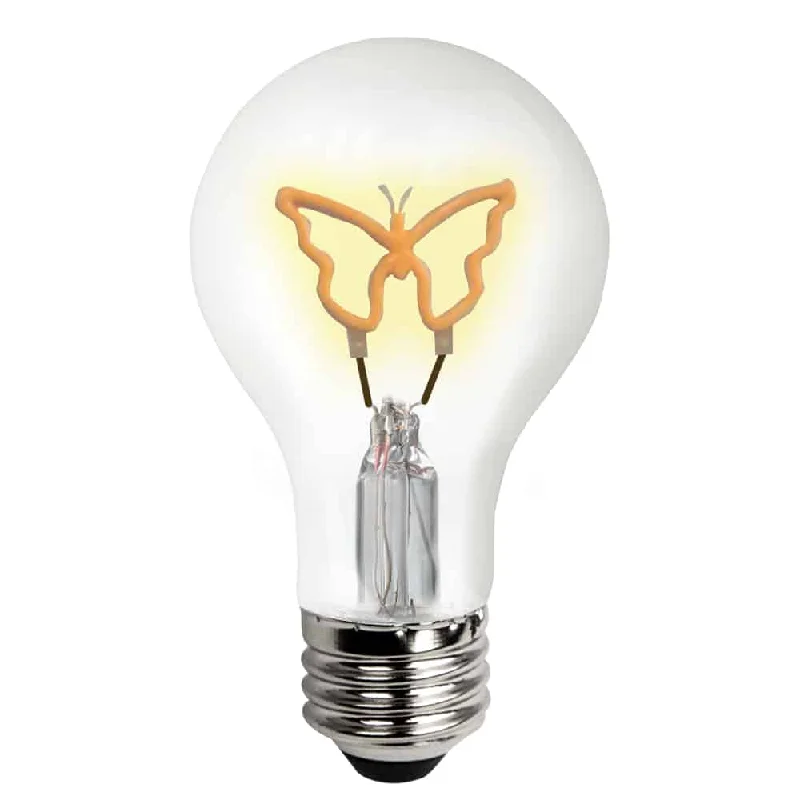 Track lighting with clear glass shadesTCP FA19BUTTERFLYBD Butterfly LED Decorative Filament A19 Bulb Track lighting with clear glass shadesTCP FA19BUTTERFLYBD Butterfly LED Decorative Filament A19 Bulb