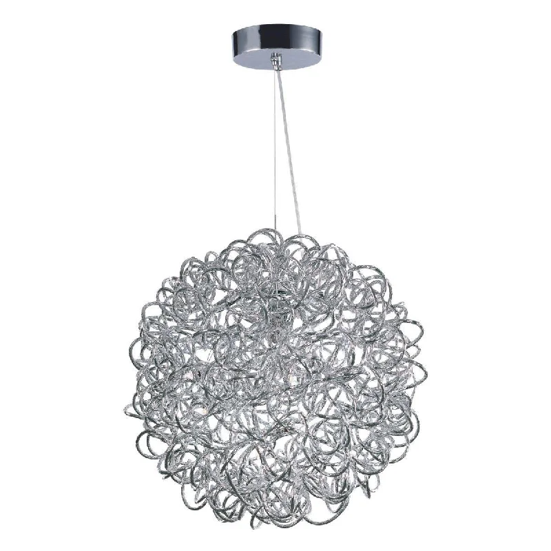 Waterproof Industrial Lighting for Wet AreasDazed 16 in. 8 Lights LED Pendant Light Chrome Finish Waterproof Industrial Lighting for Wet AreasDazed 16 in. 8 Lights LED Pendant Light Chrome Finish