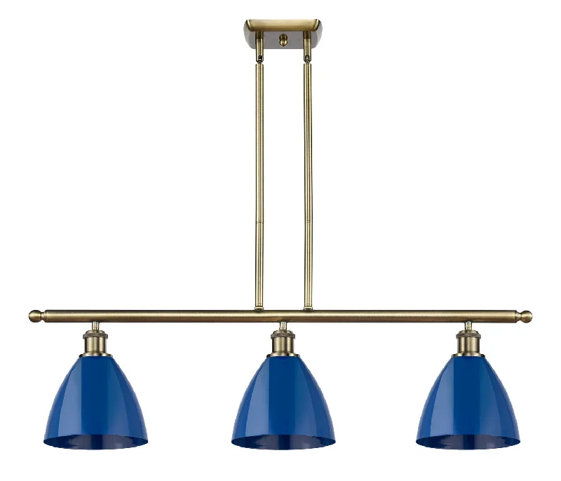 Industrial Flood Lighting for Outdoor Loading DocksBallston Three Light Island Pendant