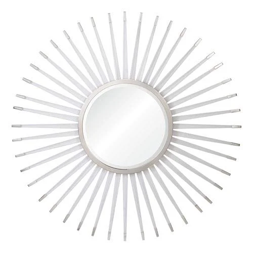 Track lighting for updating office lobbiesMT1666 - Chrome Round Mirror, Sunburst Design Track lighting for updating office lobbiesMT1666 - Chrome Round Mirror, Sunburst Design