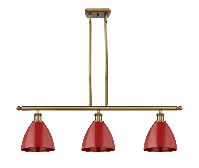 Industrial Area Lighting for Large Open SpacesBallston Three Light Island Pendant