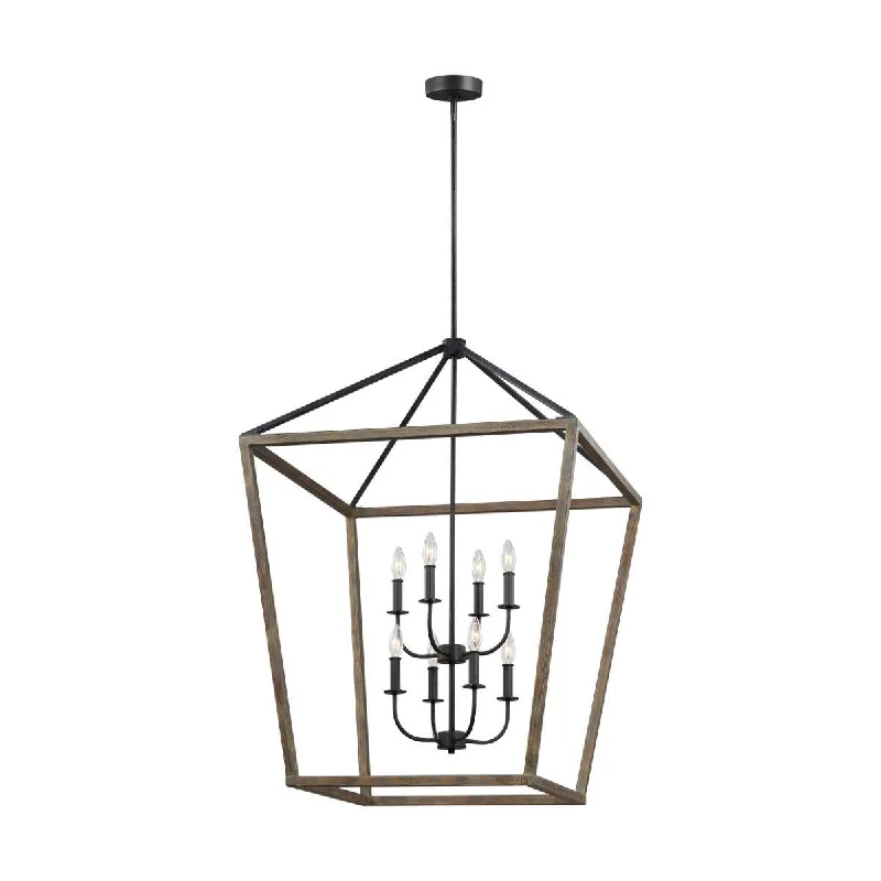 Industrial Lighting for Food Processing FactoriesGannet 26 in. 8 Lights Pendant Light Black finish Industrial Lighting for Food Processing FactoriesGannet 26 in. 8 Lights Pendant Light Black finish