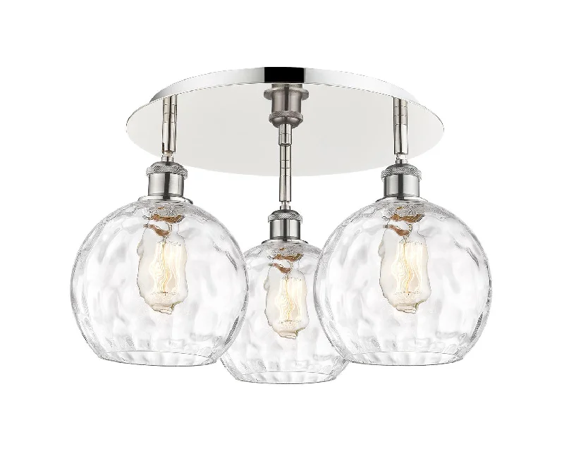 Energy - Efficient Industrial Lighting for Cost - SavingsDowntown Urban Three Light Flush Mount Energy - Efficient Industrial Lighting for Cost - SavingsDowntown Urban Three Light Flush Mount