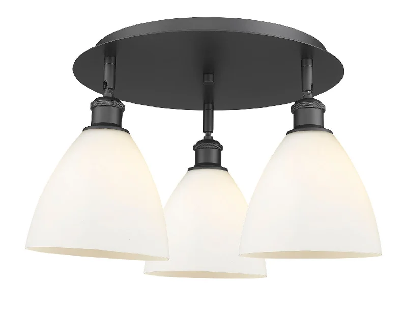 Industrial Wall - Mounted Lighting for Workshop WallsDowntown Urban Three Light Flush Mount Industrial Wall - Mounted Lighting for Workshop WallsDowntown Urban Three Light Flush Mount