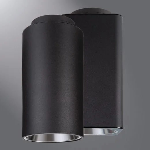 Track lighting for high - ceiling spacesLSR6A15D010TEMB - Black 6" Portfolio Cylinder Down Light Wall Mount Track lighting for high - ceiling spacesLSR6A15D010TEMB - Black 6" Portfolio Cylinder Down Light Wall Mount