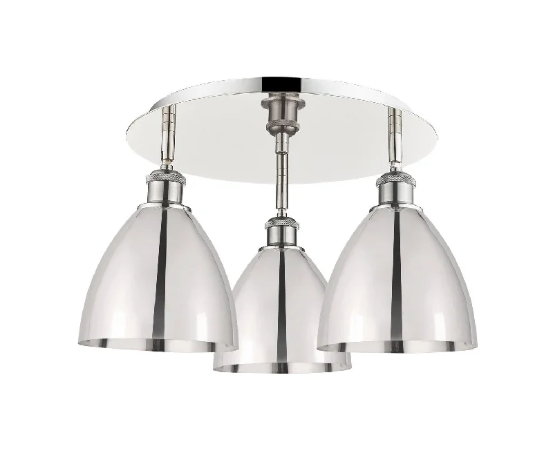 Industrial Lighting for Metal Fabrication ShopsDowntown Urban Three Light Flush Mount Industrial Lighting for Metal Fabrication ShopsDowntown Urban Three Light Flush Mount