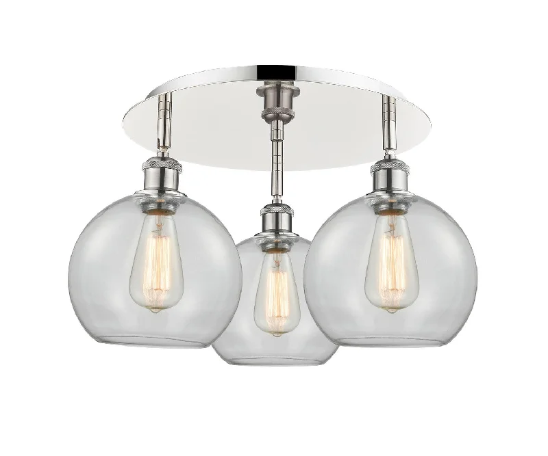 Dimmable Industrial Lighting for Ambiance ControlDowntown Urban Three Light Flush Mount Dimmable Industrial Lighting for Ambiance ControlDowntown Urban Three Light Flush Mount