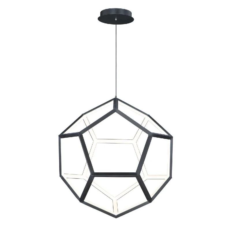 Dust - Resistant Industrial Lighting for Dirty WorkspacesPenta 22 in. LED Pendant Light Black finish Dust - Resistant Industrial Lighting for Dirty WorkspacesPenta 22 in. LED Pendant Light Black finish