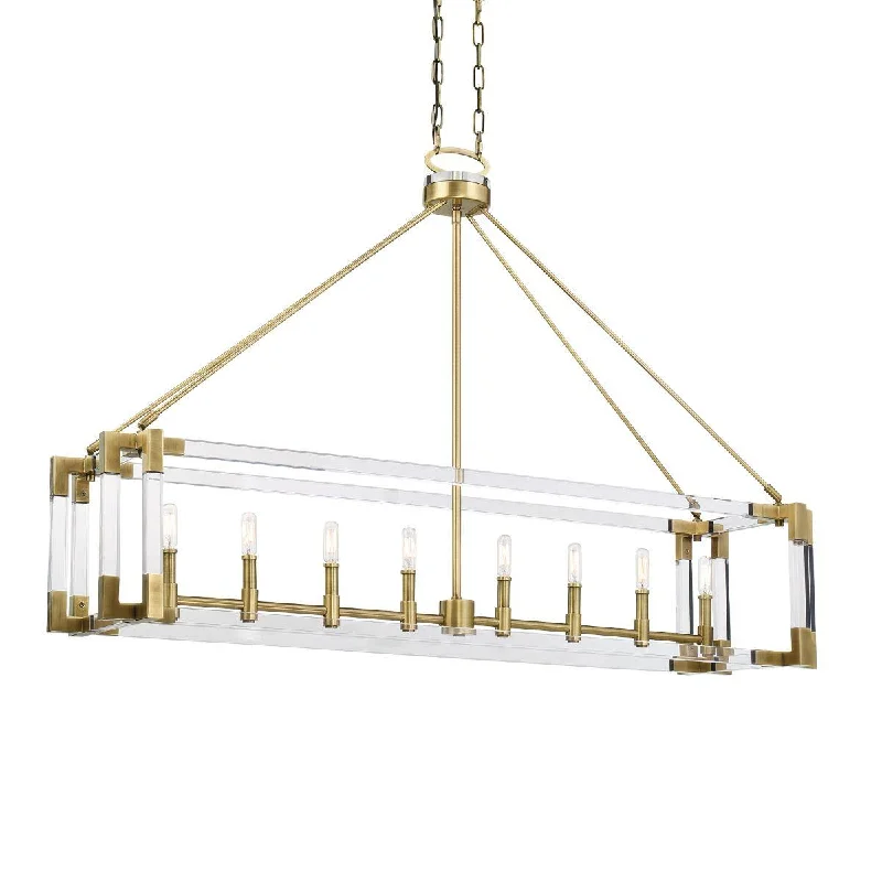 Industrial Flood Lighting for Outdoor Loading DocksPrima Vista 52 in. 8 Lights Pendant Light Antique Brass Finish Industrial Flood Lighting for Outdoor Loading DocksPrima Vista 52 in. 8 Lights Pendant Light Antique Brass Finish