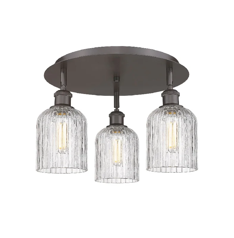 Corrosion - Resistant Industrial Lighting for Coastal FactoriesDowntown Urban Three Light Flush Mount Corrosion - Resistant Industrial Lighting for Coastal FactoriesDowntown Urban Three Light Flush Mount