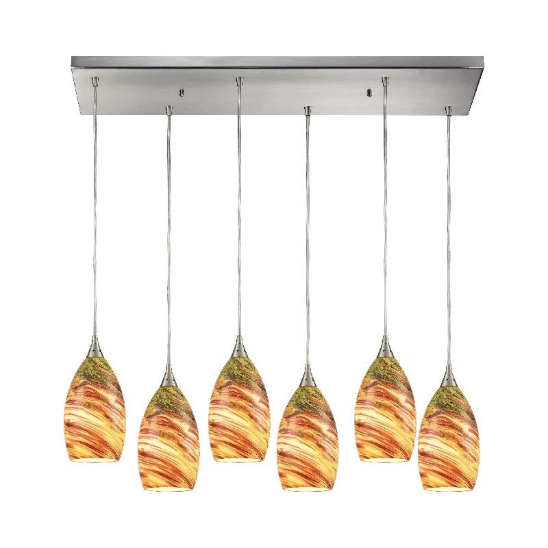 Track lighting for photography studiosCollanino 32" Wide 6-Light Pendant