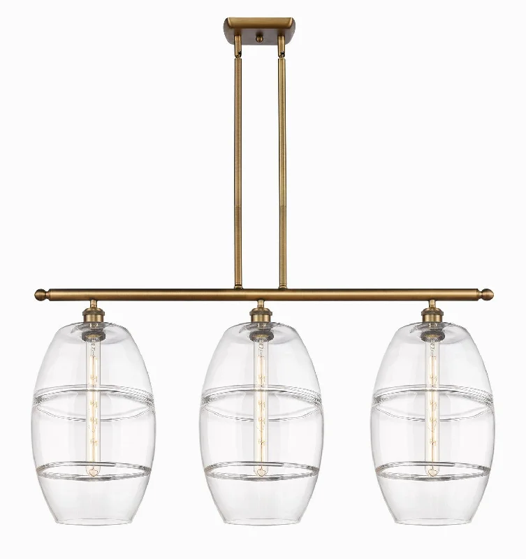 Industrial Lighting for Printing Press FacilitiesBallston Three Light Island Pendant