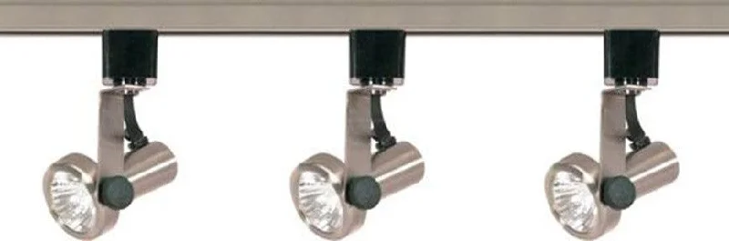 Track lighting with multiple heads for flexibilityXT65-BN - Brush Nickel 6' 4-Head Track Light Track lighting with multiple heads for flexibilityXT65-BN - Brush Nickel 6' 4-Head Track Light